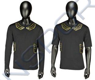 Нижнее белье хоккейное BAUER ELITE PADDED SS BL TOP SR верх