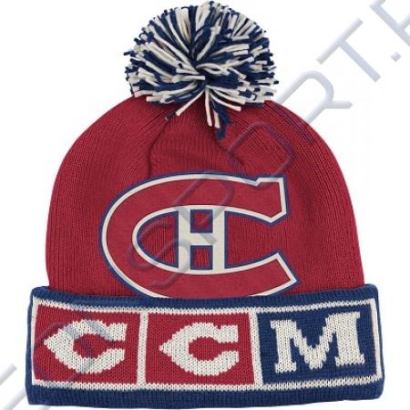 Шапочка CCM 0120 Vintage Chunk вязаная с помп.(2013)